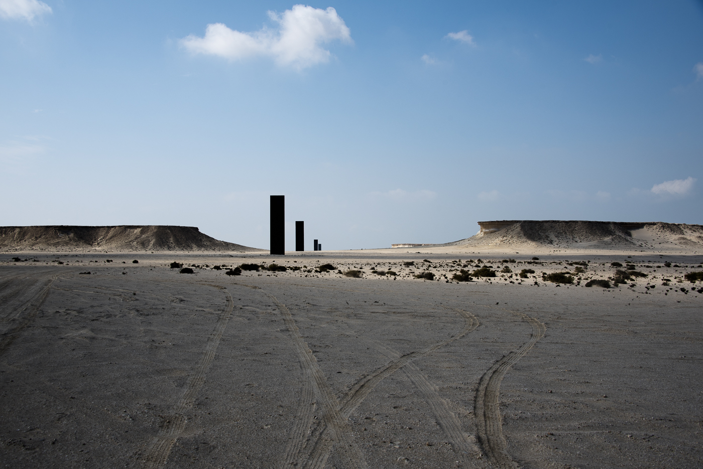 Zekreet, Qatar, Richard Serra, East West, Public Art, Desert